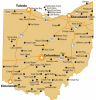 Ohio Camp Ground Map